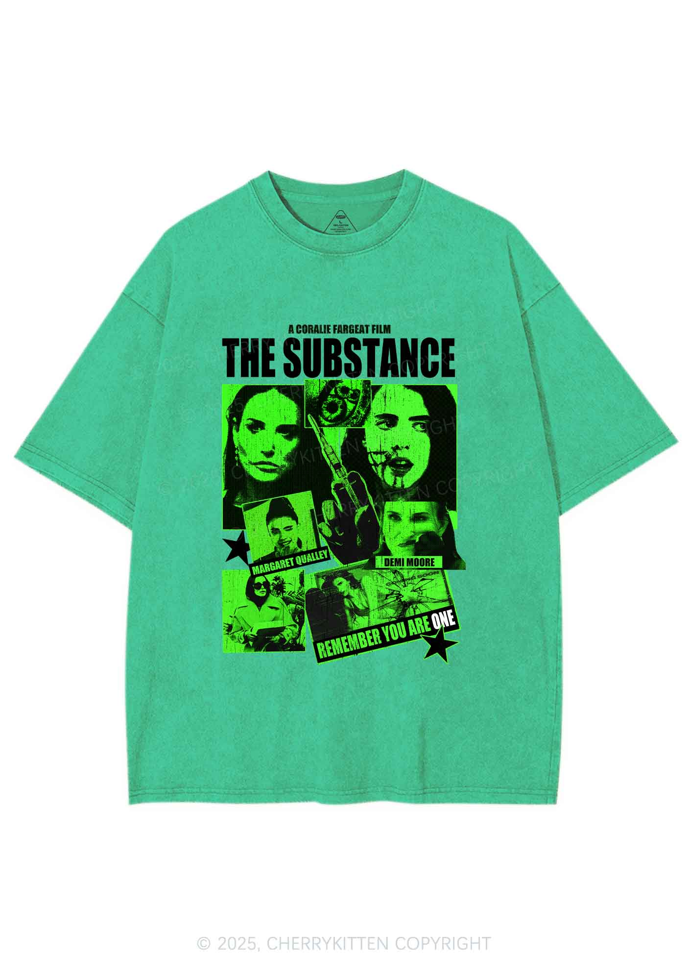 Halloween The Horror Movie Y2K Shirts Washed Tee Cherrykitten
