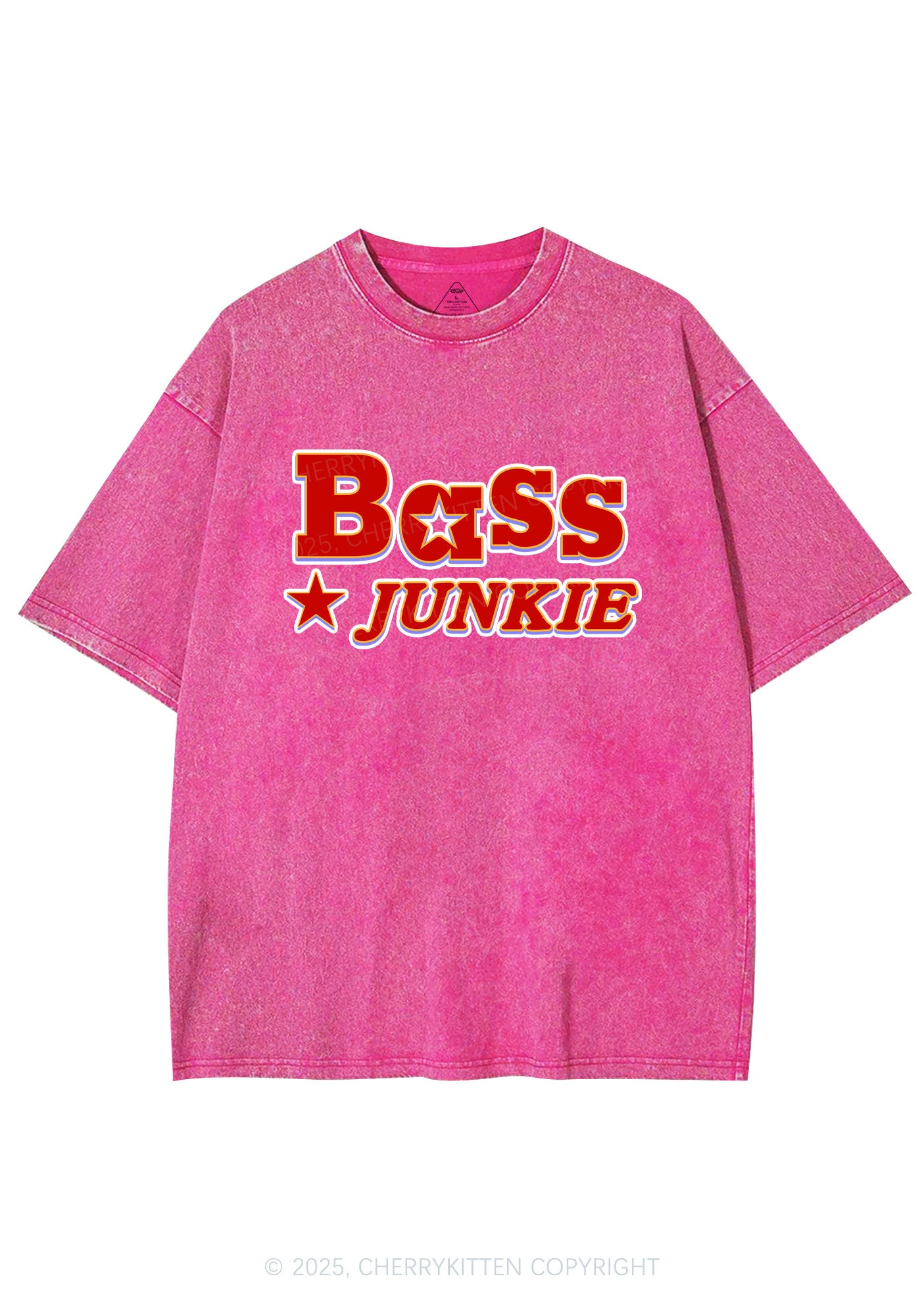 Bass Jxxkie Y2K Shirts Washed Tee Cherrykitten
