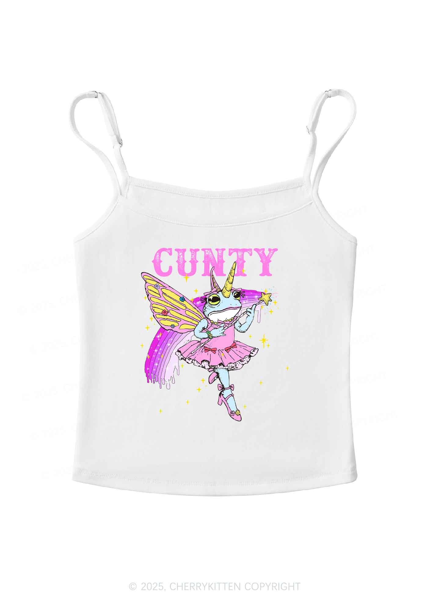 Cxxty Fairy Frog Y2K Spaghetti Strap Cami Cherrykitten