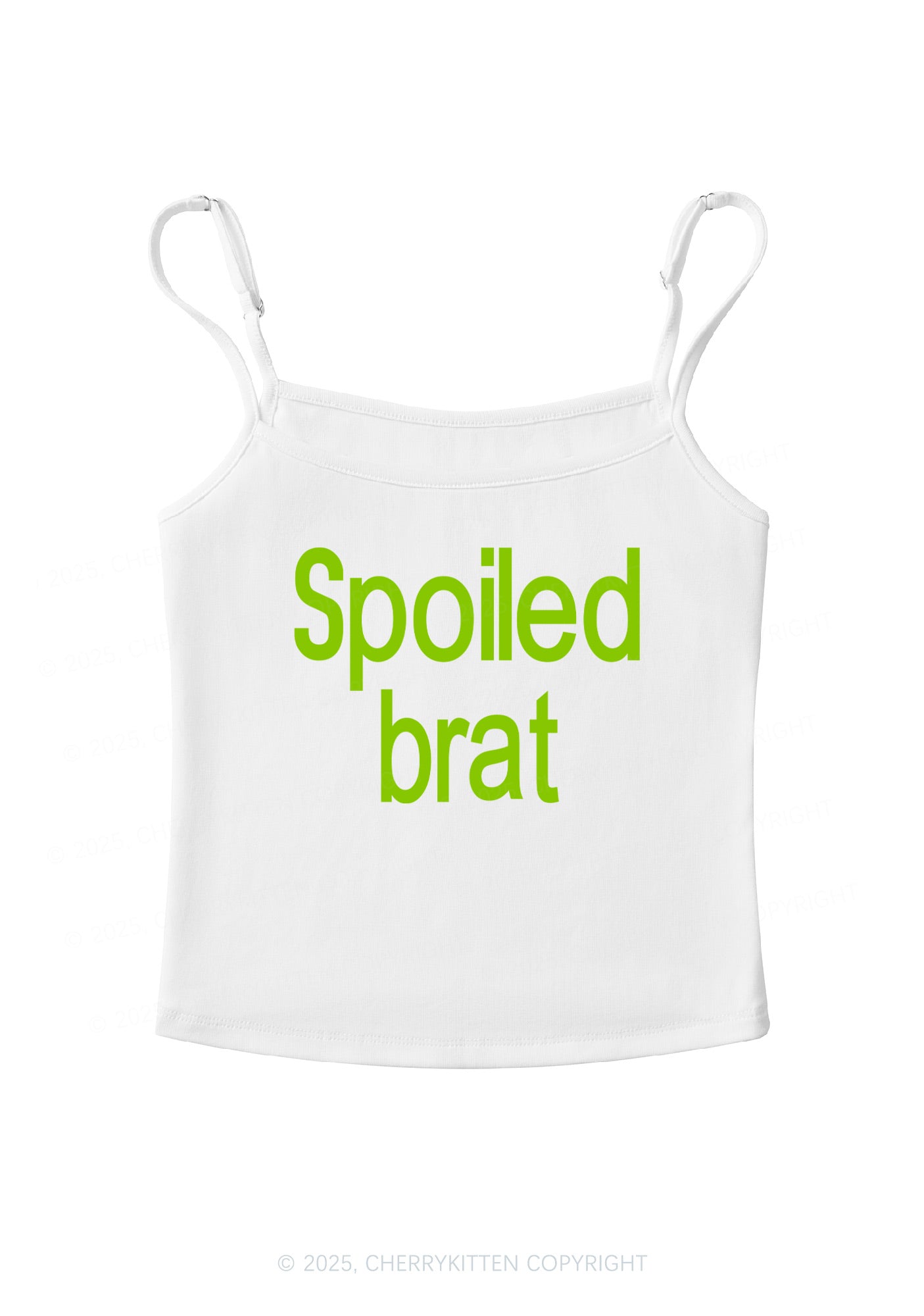 Spoiled Brat Y2K Spaghetti Strap Cami Cherrykitten