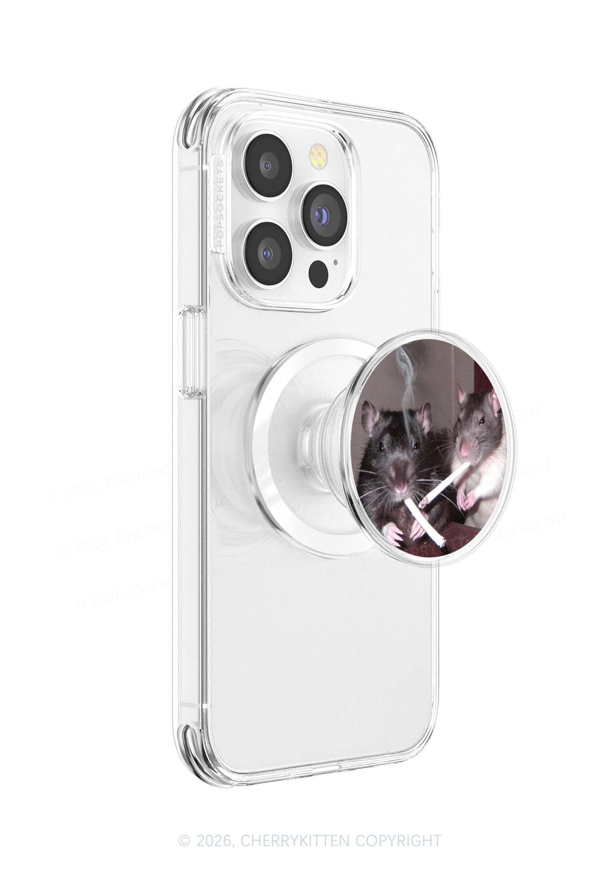 Smoking Rats Y2K Magnetic Phone Grip Holder Cherrykitten