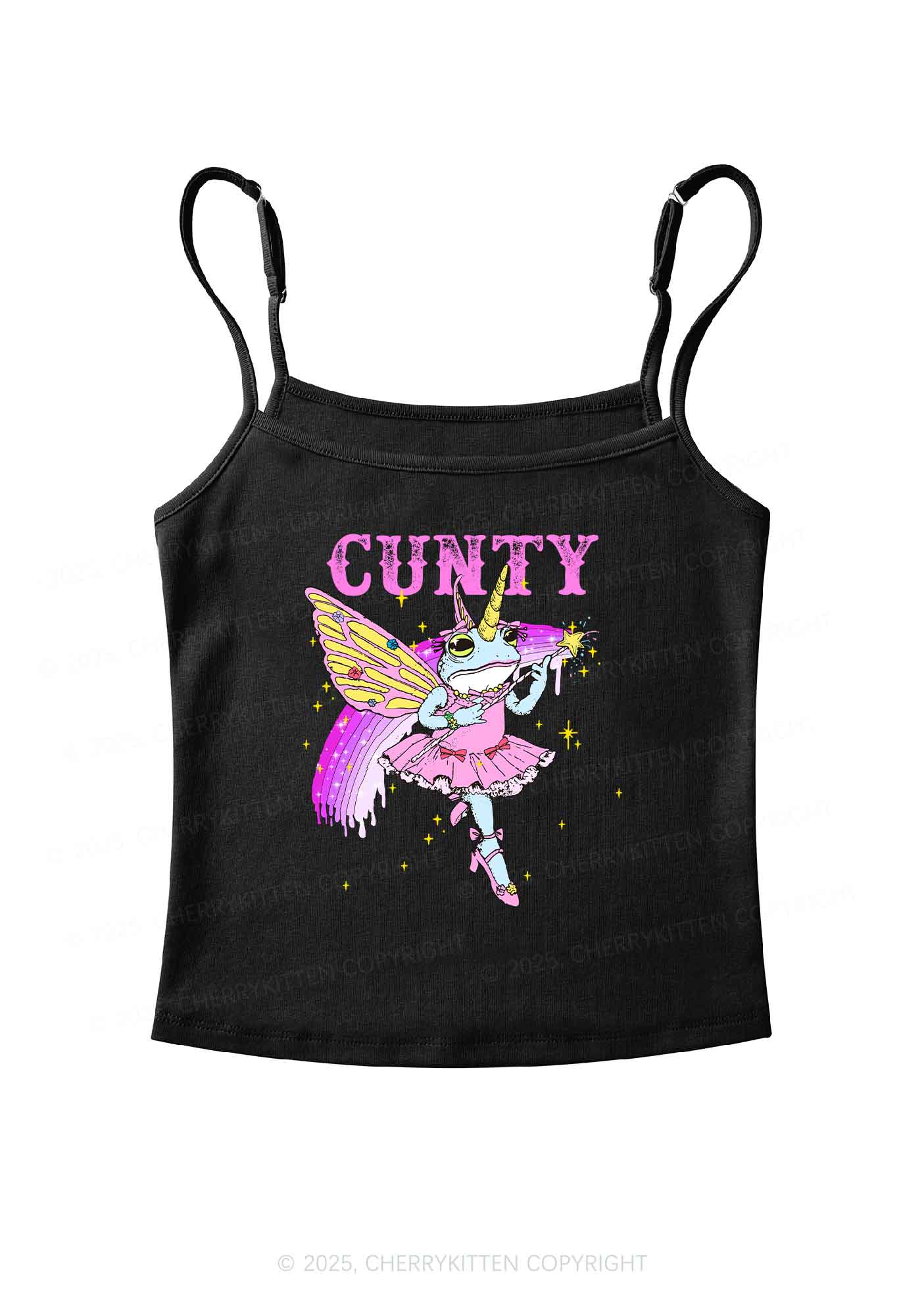 Cxxty Fairy Frog Y2K Spaghetti Strap Cami Cherrykitten