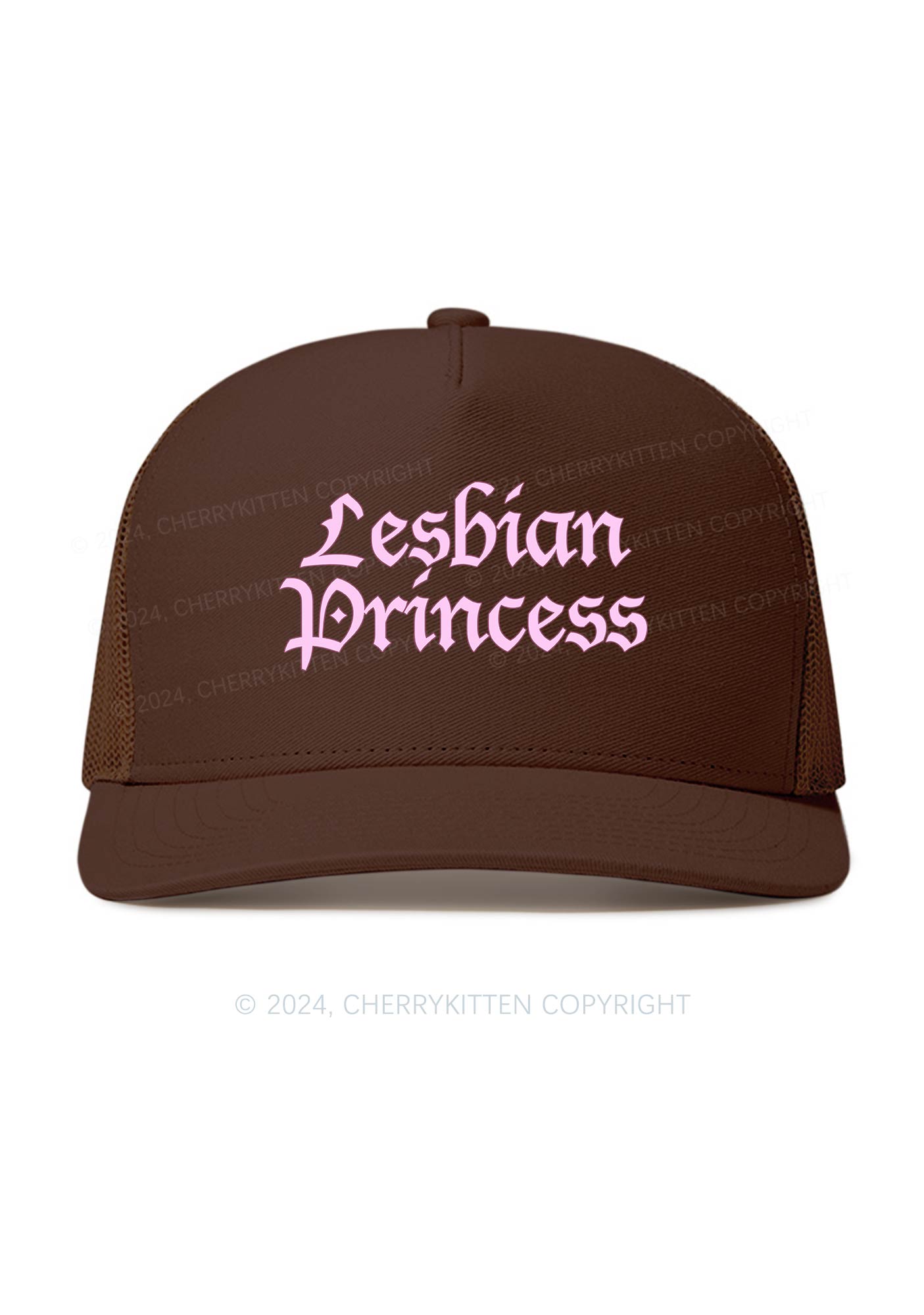 Lesbian Princess Y2K Trucker Mesh Hat Cherrykitten