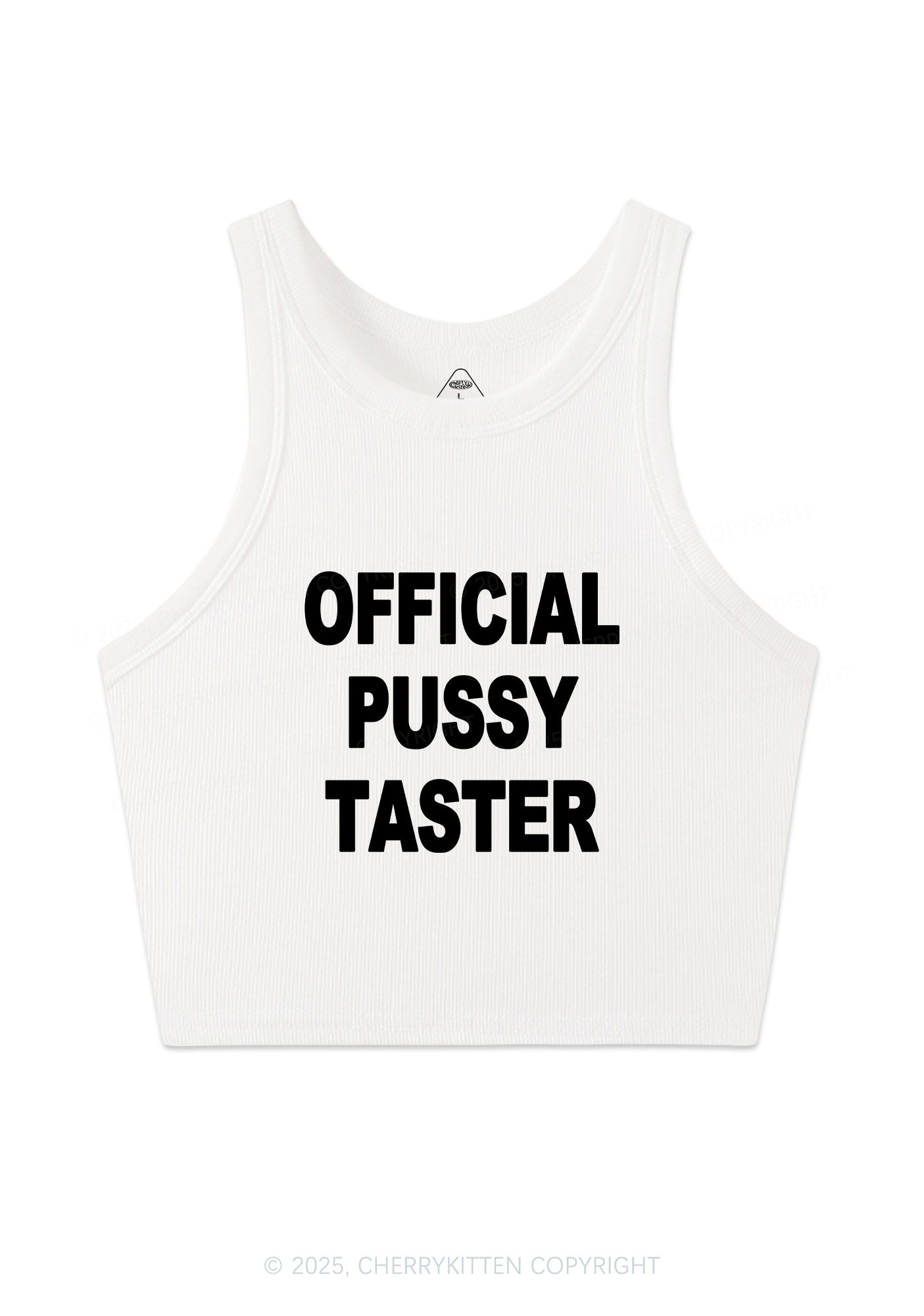 Official Puxxy Taster Y2K Crop Tank Top Cherrykitten