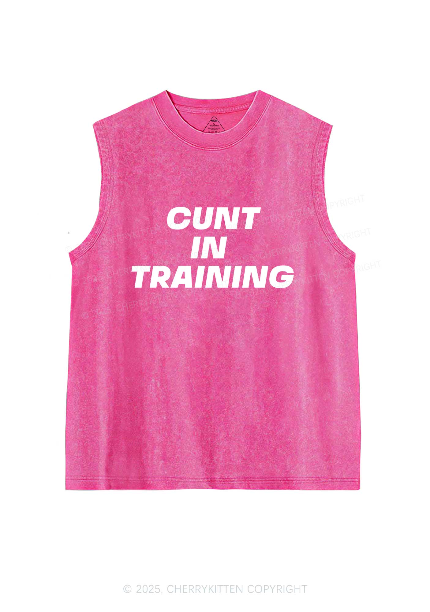 Cxxt In Training Y2K Washed Muscle Tank Cherrykitten