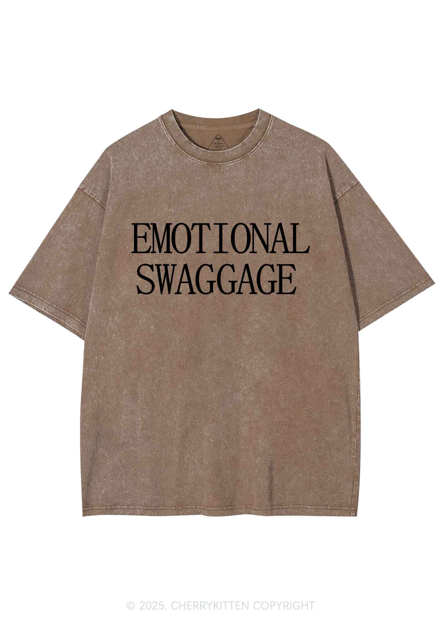 Emotional Swaggage Y2K Shirts Washed Tee Cherrykitten