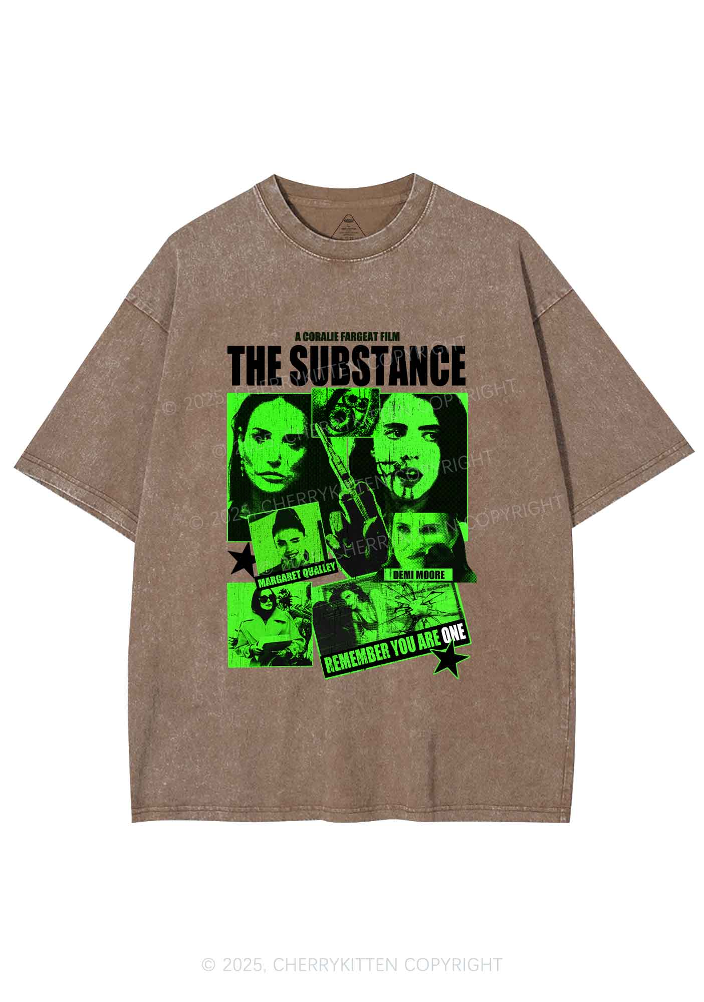 Halloween The Horror Movie Y2K Shirts Washed Tee Cherrykitten