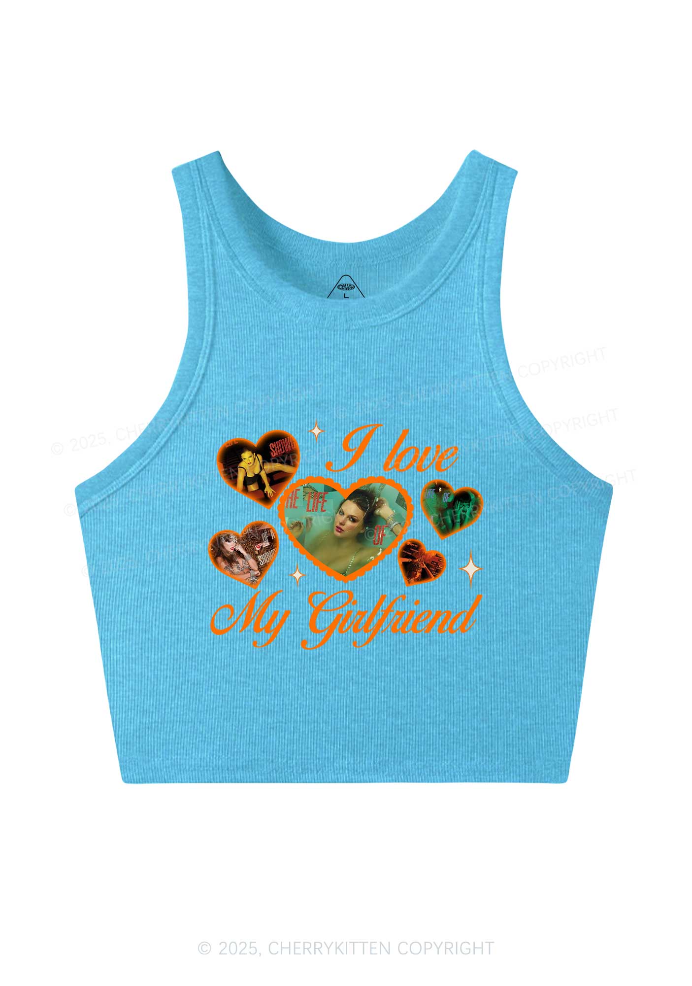 Love Grilfriend TS Y2K Crop Tank Top Cherrykitten