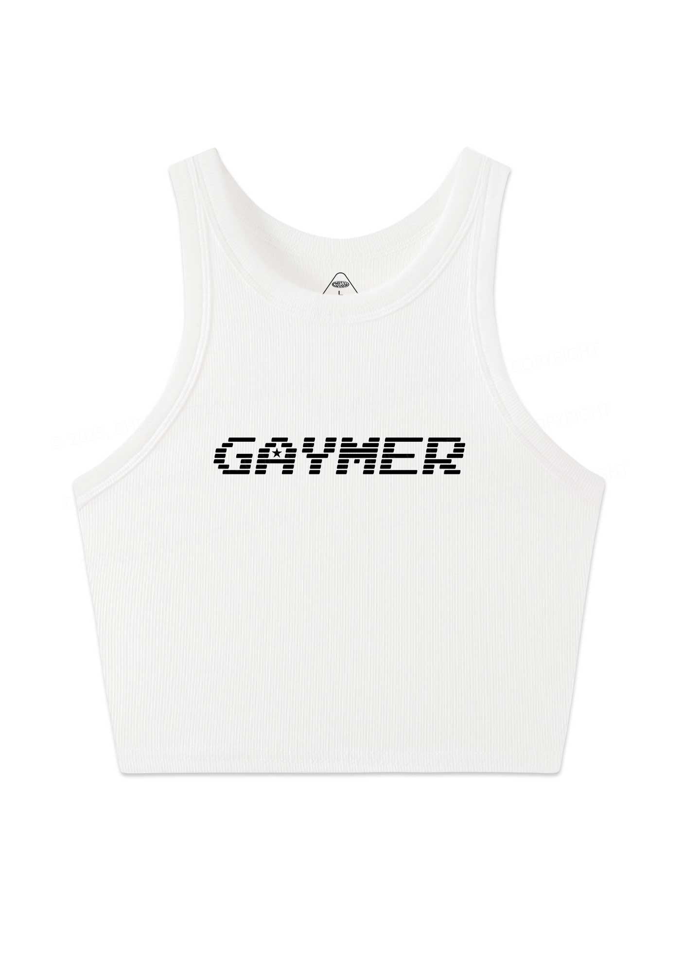 Gaymer Pride Y2K Crop Tank Top Cherrykitten