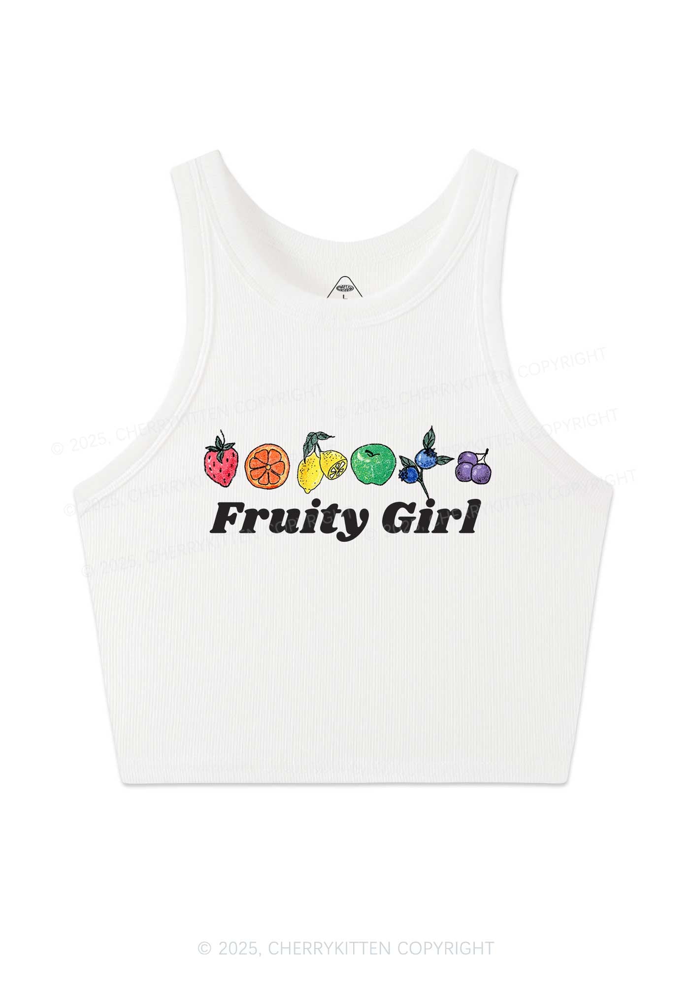 Fruity Girl Y2K Crop Tank Top Cherrykitten