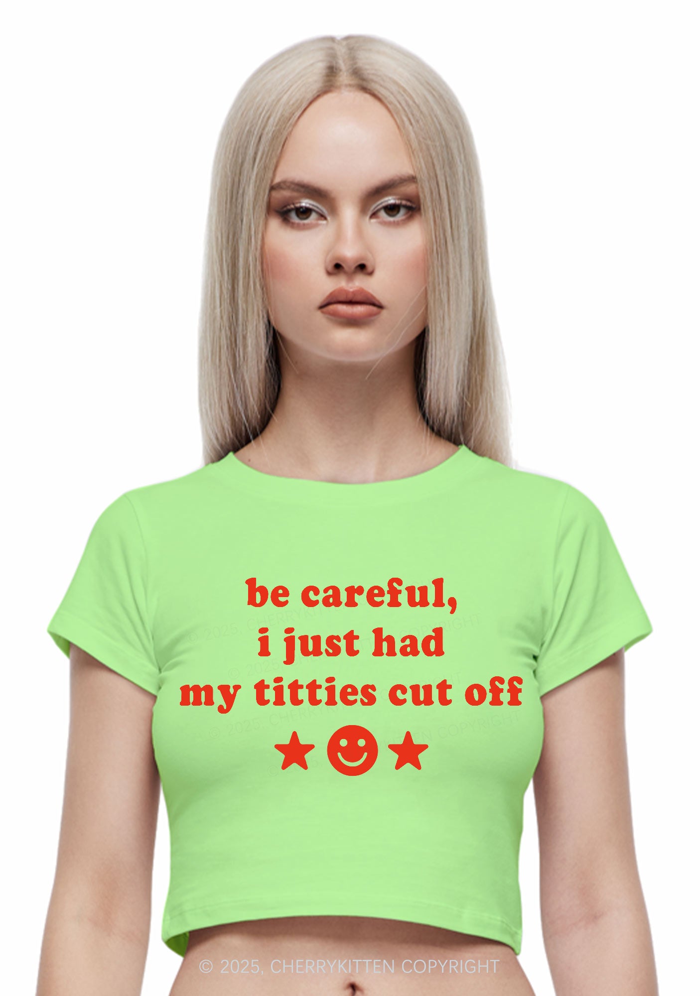 Just Had Txtties Cut Off Pride Y2K Baby Tee Cherrykitten