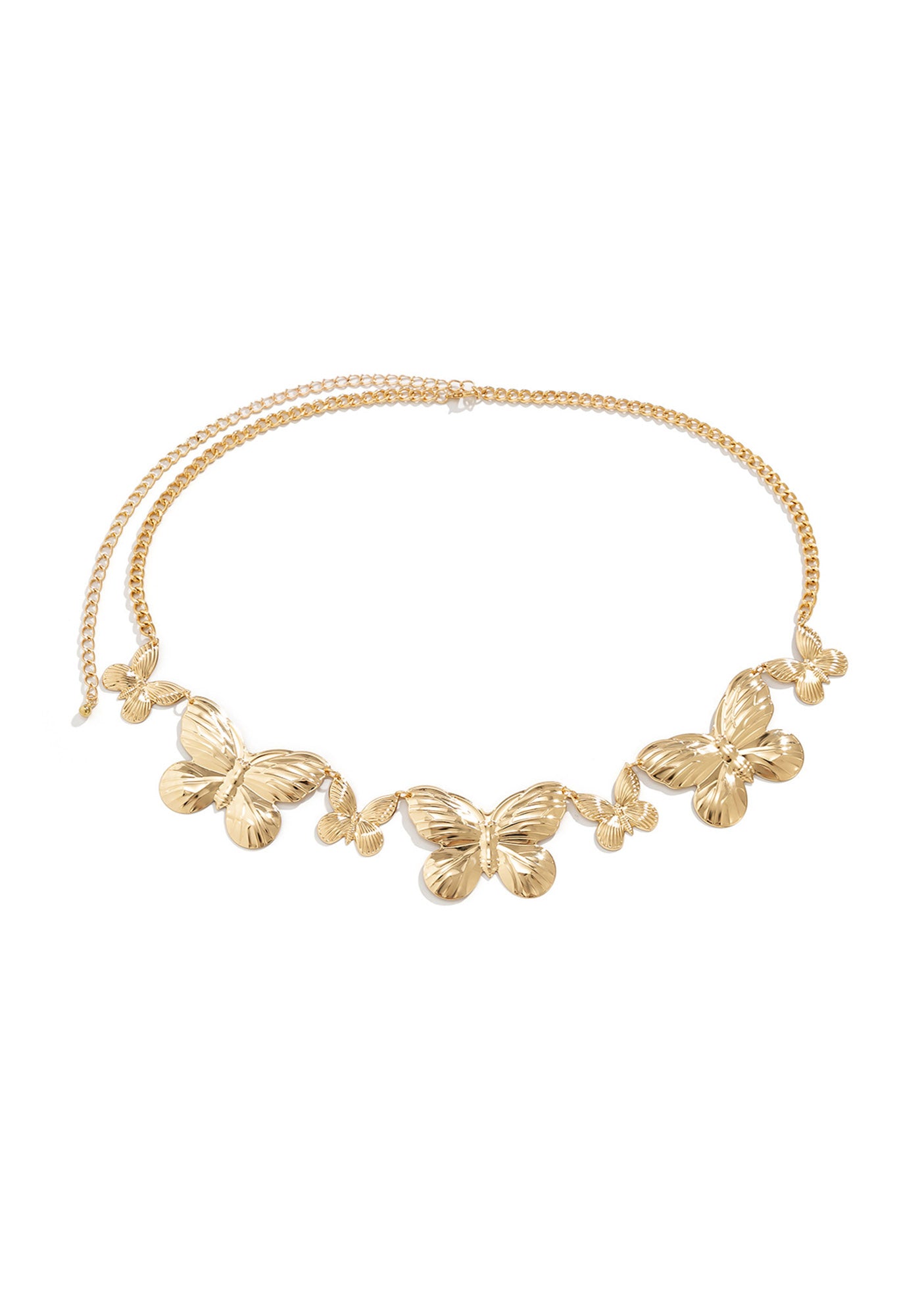 Punk Three Dimensional Stitching Butterfly Waist Chain