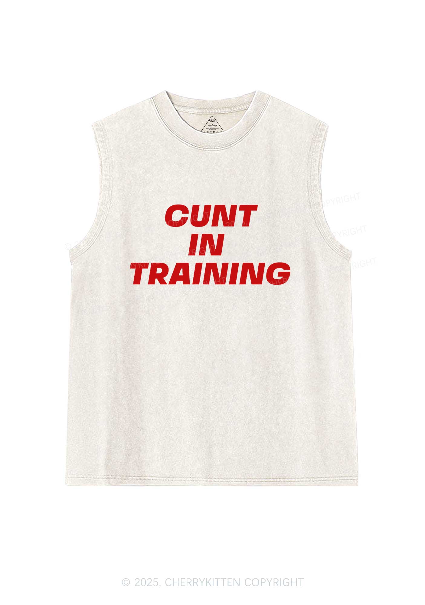 Cxxt In Training Y2K Washed Muscle Tank Cherrykitten
