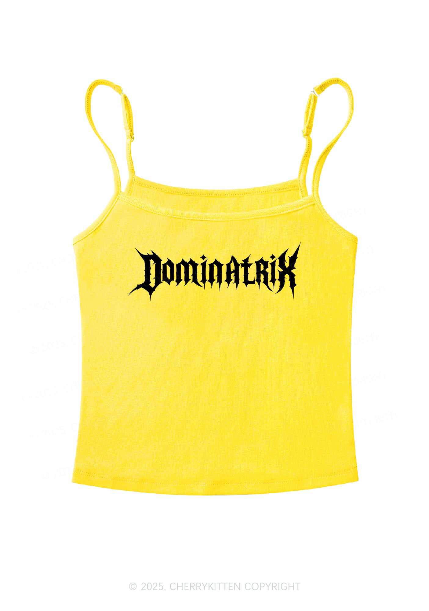 Dominatrix Y2K Spaghetti Strap Cami Cherrykitten