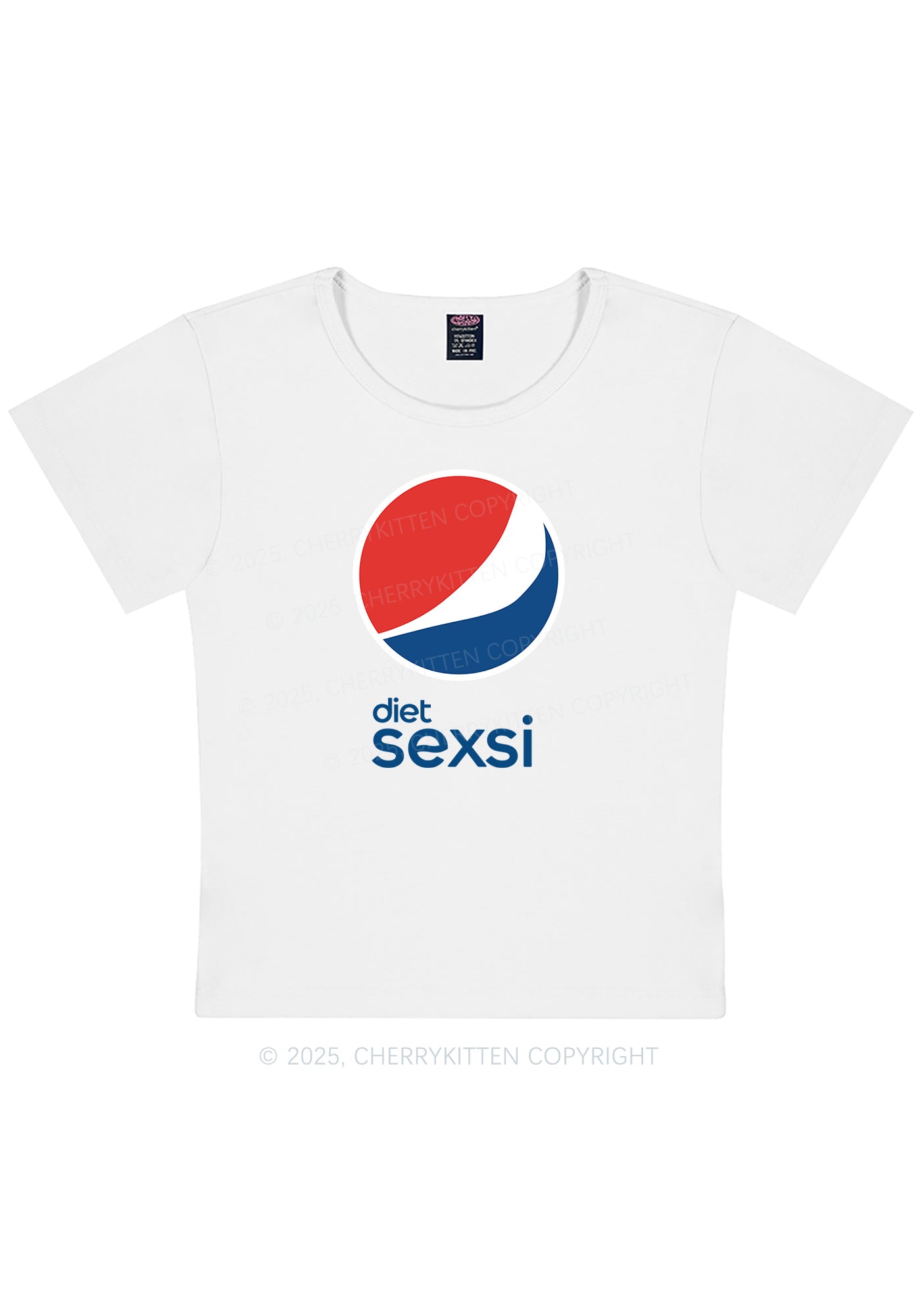 Diet Sexsi Y2K Baby Tee Cherrykitten