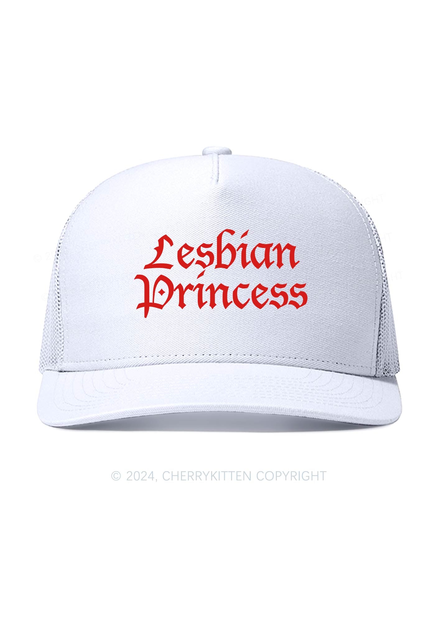 Lesbian Princess Y2K Trucker Mesh Hat Cherrykitten