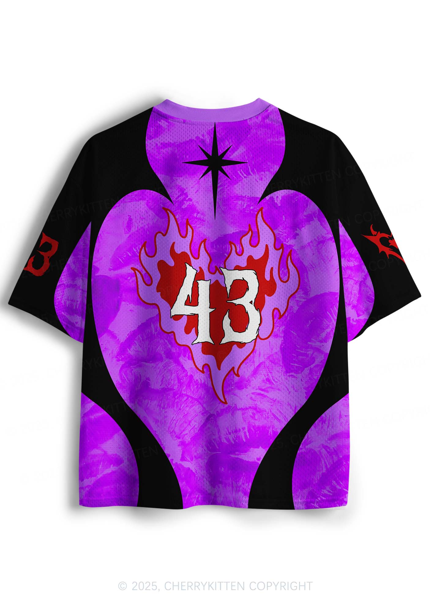 Custom Halloween Satan Loves You Y2K Sport Jersey Shirts Cherrykitten