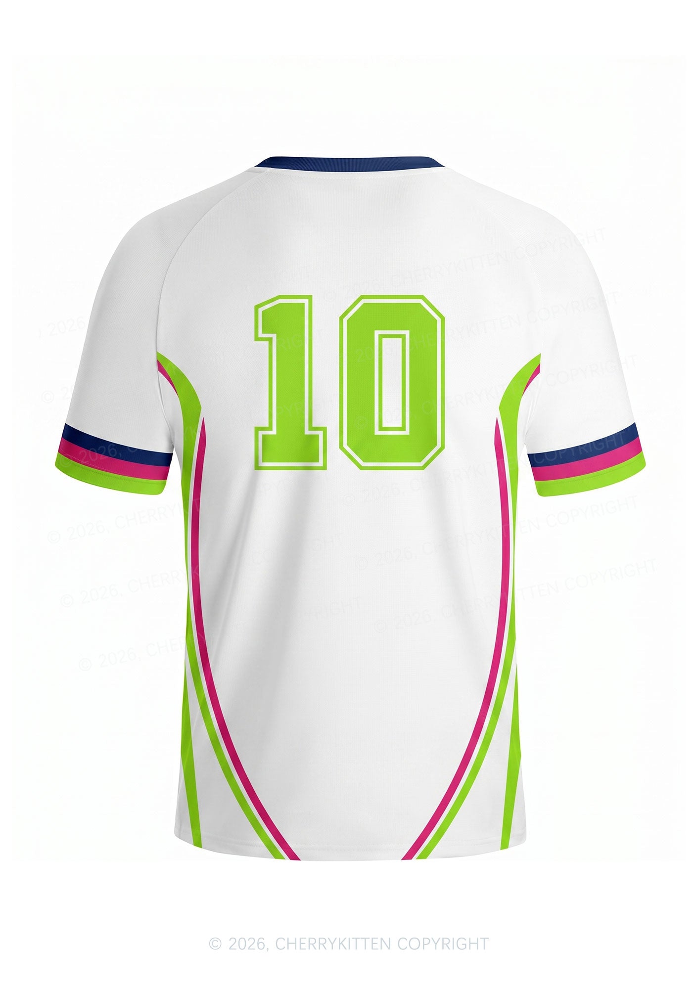 Hot Girls Love Techno Y2K Football Jersey Shirts Cherrykitten