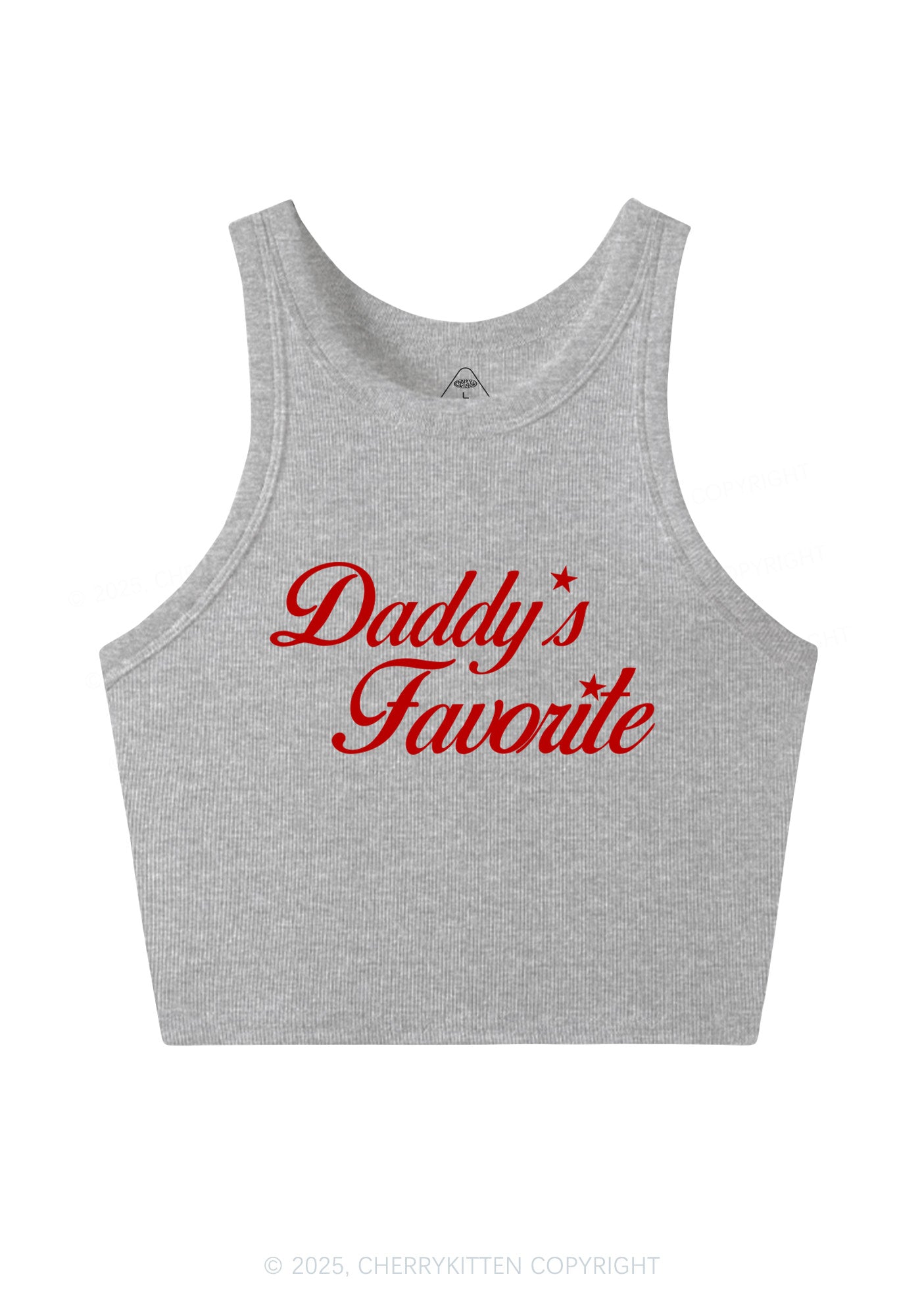 Daddys Favorite Y2K Crop Tank Top Cherrykitten