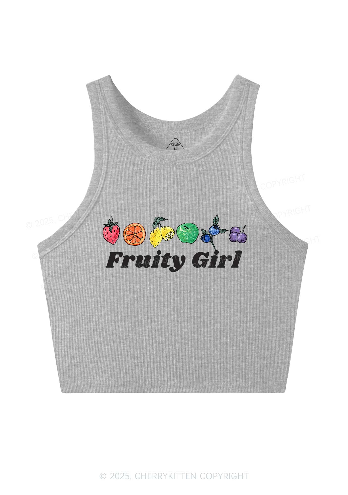 Fruity Girl Y2K Crop Tank Top Cherrykitten