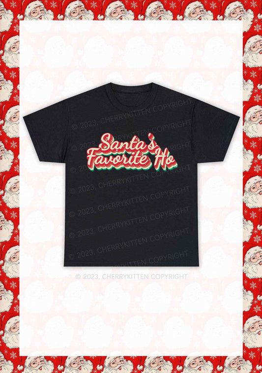Santa's Favorite Ho Christmas Y2K Chunky Shirt Cherrykitten