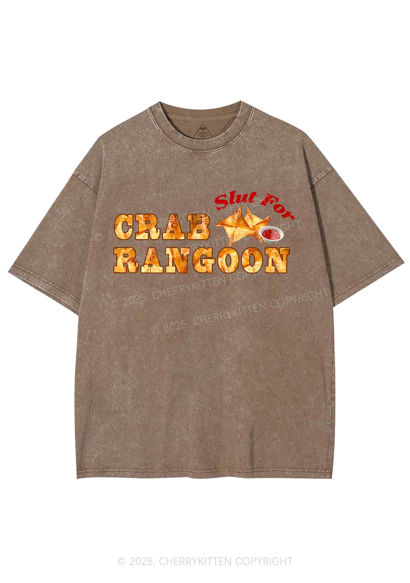 Slxt For Carb Rangoon Y2K Shirts Washed Tee Cherrykitten