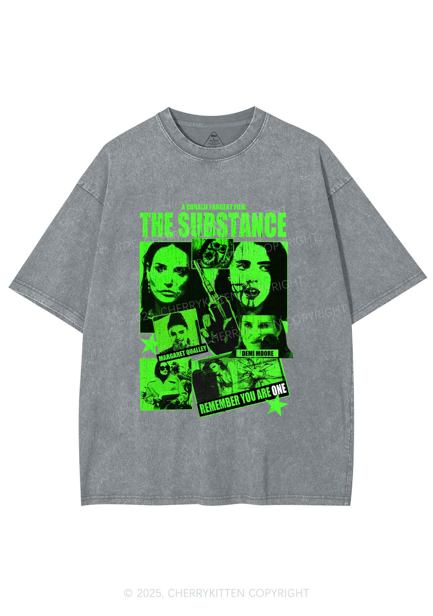 Halloween The Horror Movie Y2K Shirts Washed Tee Cherrykitten