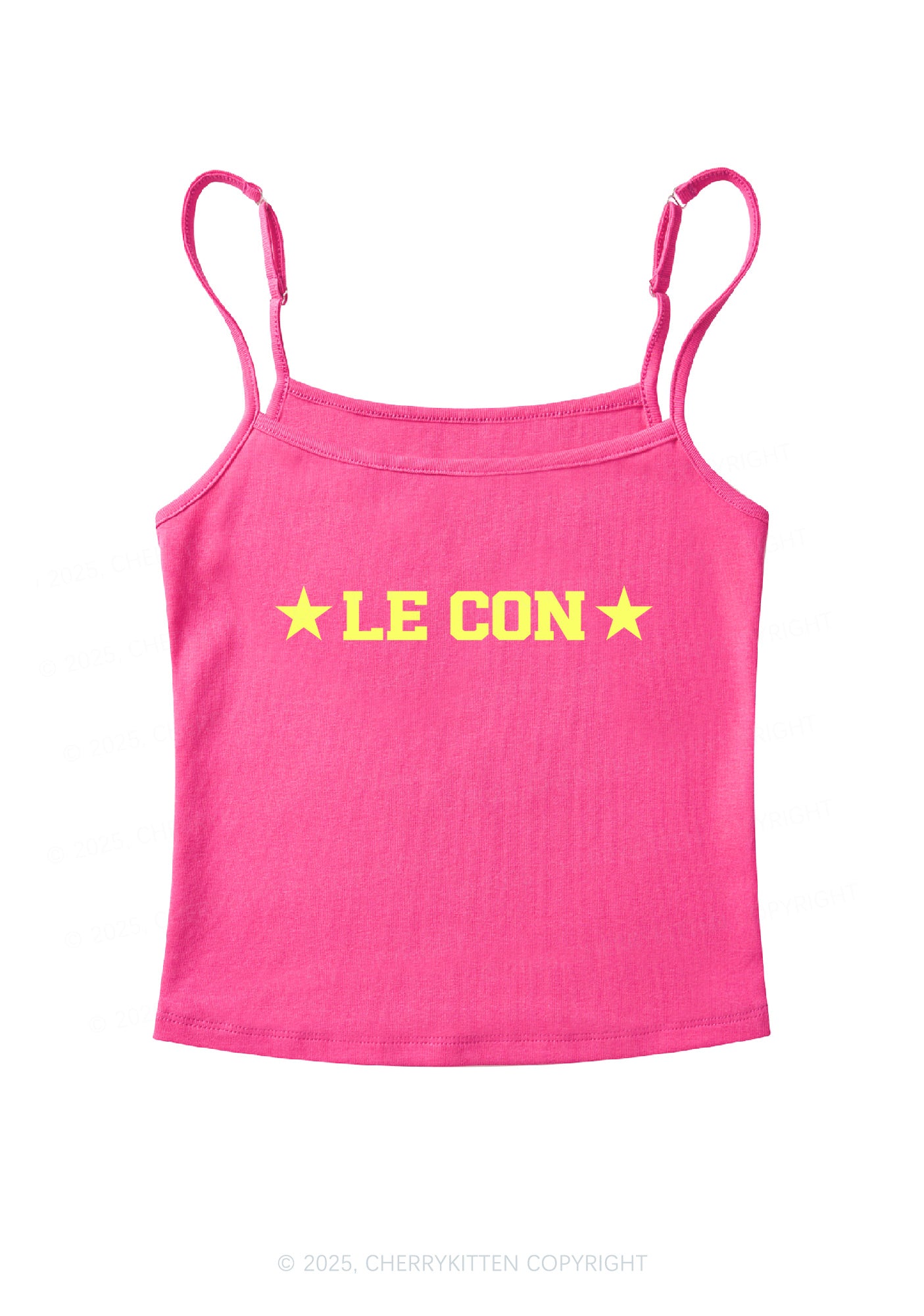 Le Con Y2K Spaghetti Strap Cami Cherrykitten