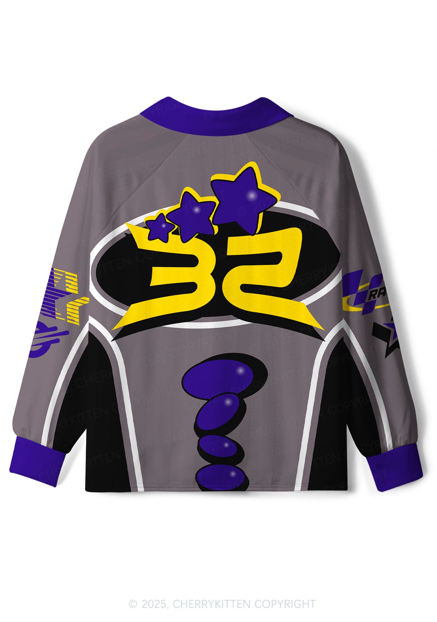 Custom Grey Future Mxxf Y2K Sport Long Sleeve Jersey Shirts Cherrykitten