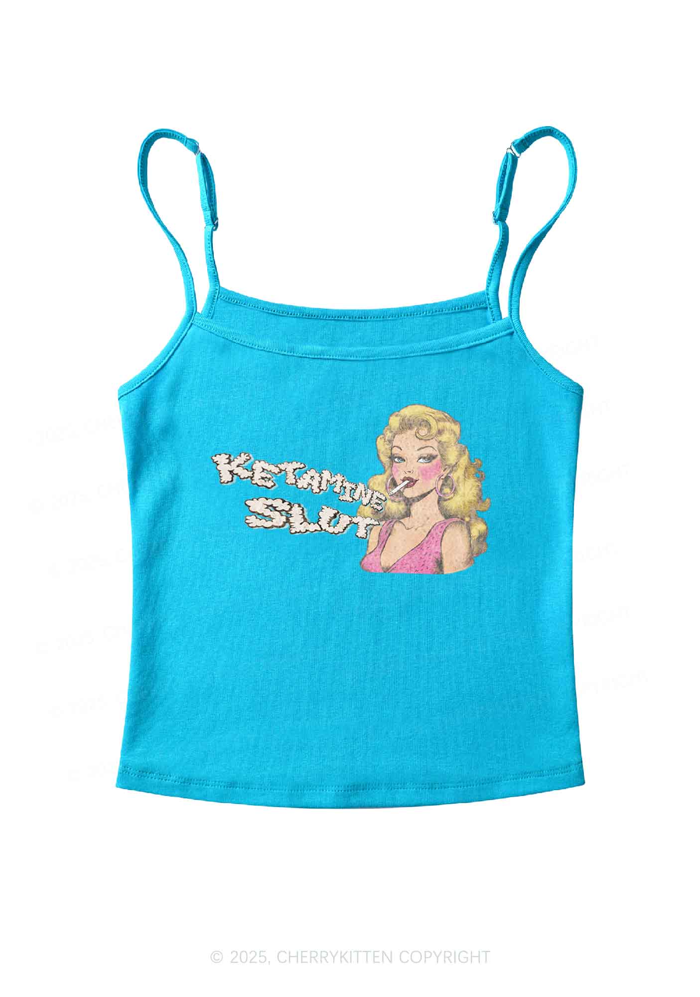 K Slxt Y2K Spaghetti Strap Cami Cherrykitten
