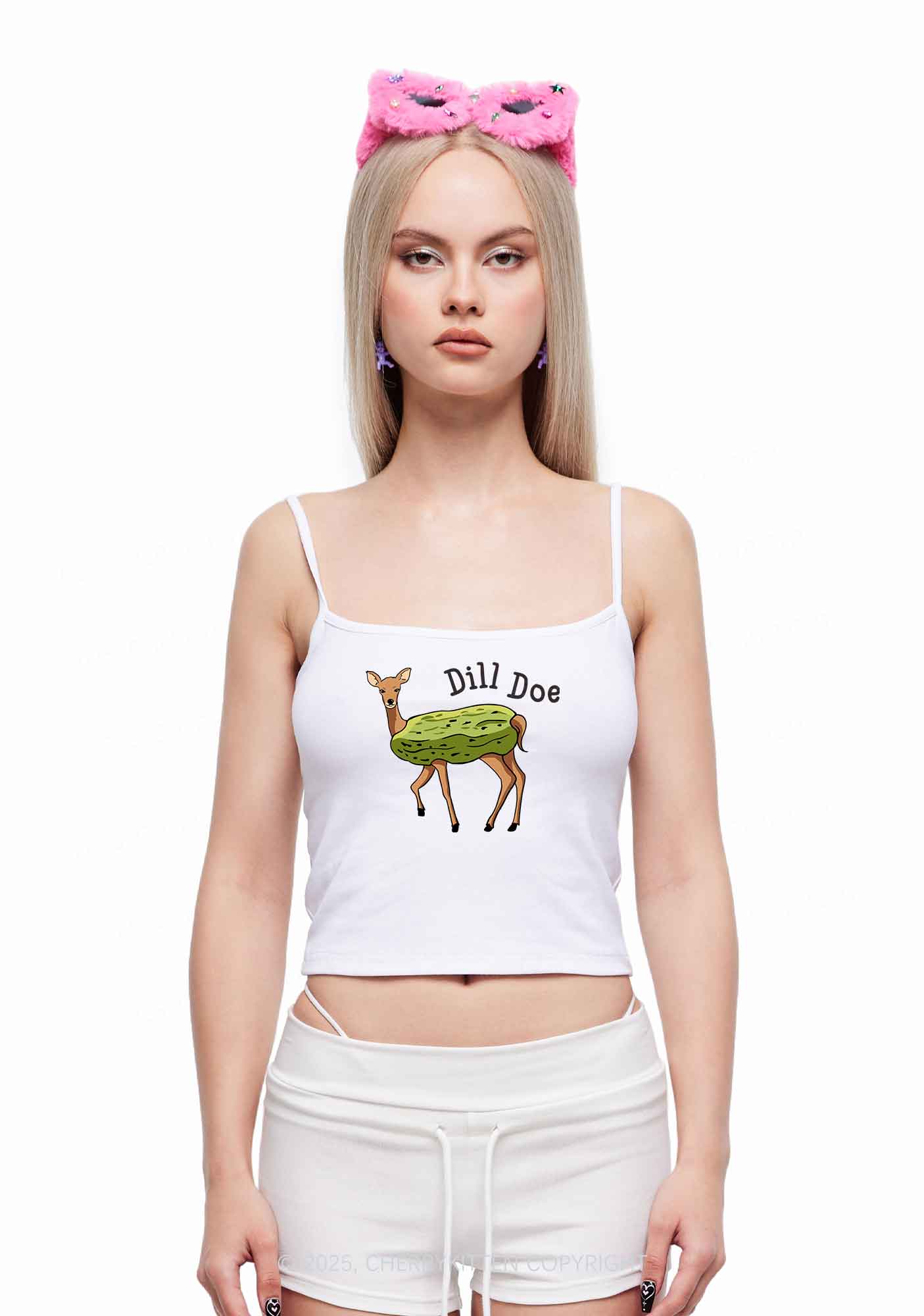 Dill Doe Y2K Spaghetti Strap Cami Cherrykitten