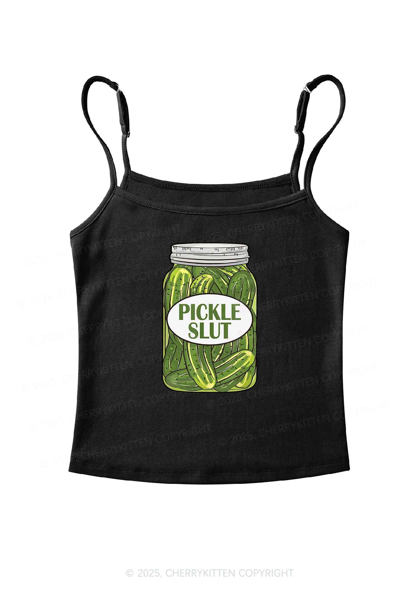 Pickle Slxt Y2K Spaghetti Strap Cami Cherrykitten