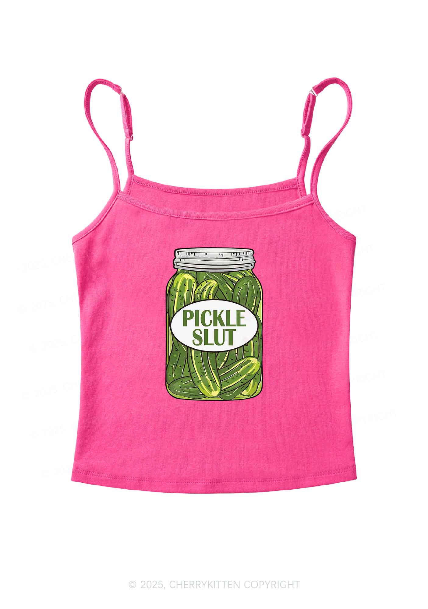 Pickle Slxt Y2K Spaghetti Strap Cami Cherrykitten