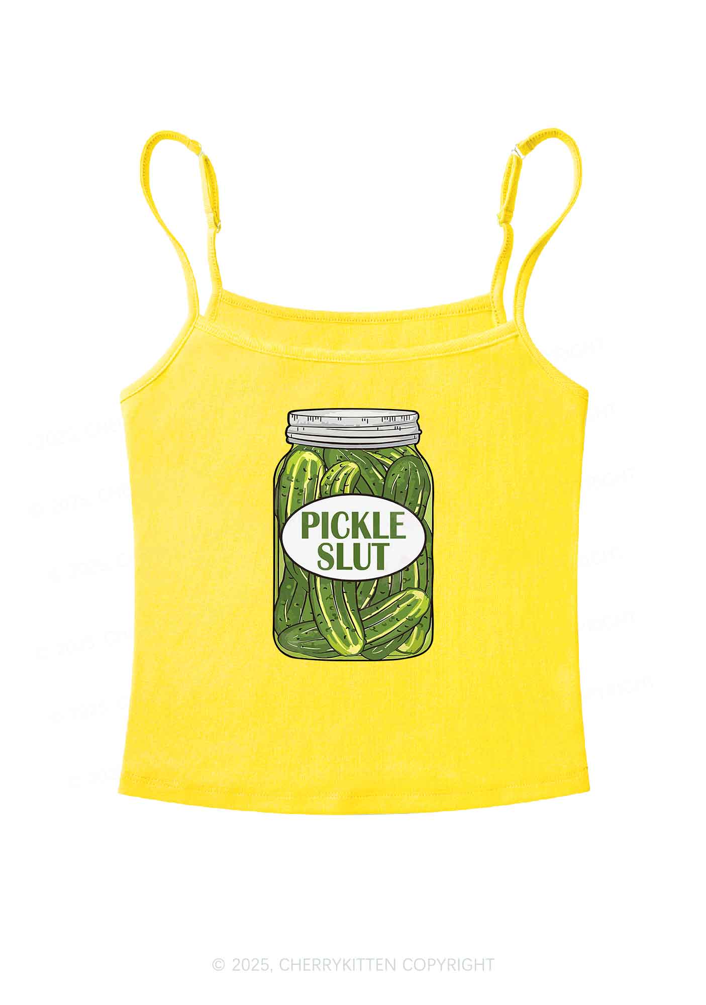 Pickle Slxt Y2K Spaghetti Strap Cami Cherrykitten
