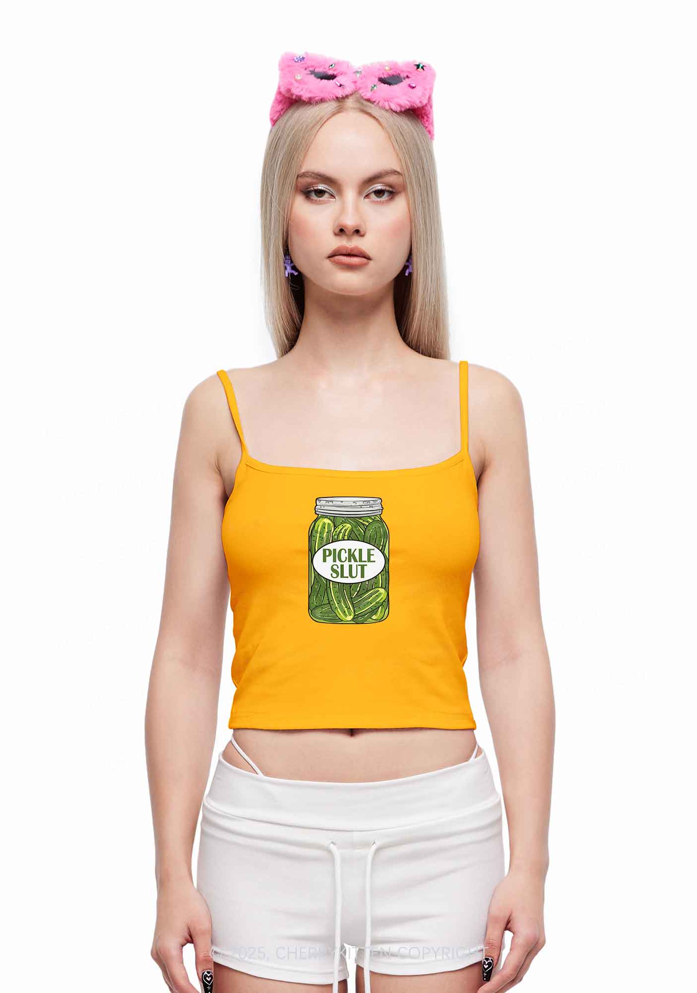 Pickle Slxt Y2K Spaghetti Strap Cami Cherrykitten