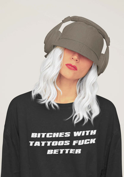 Bxxches With Tattoos Fxxk Better Y2K Sweatshirt