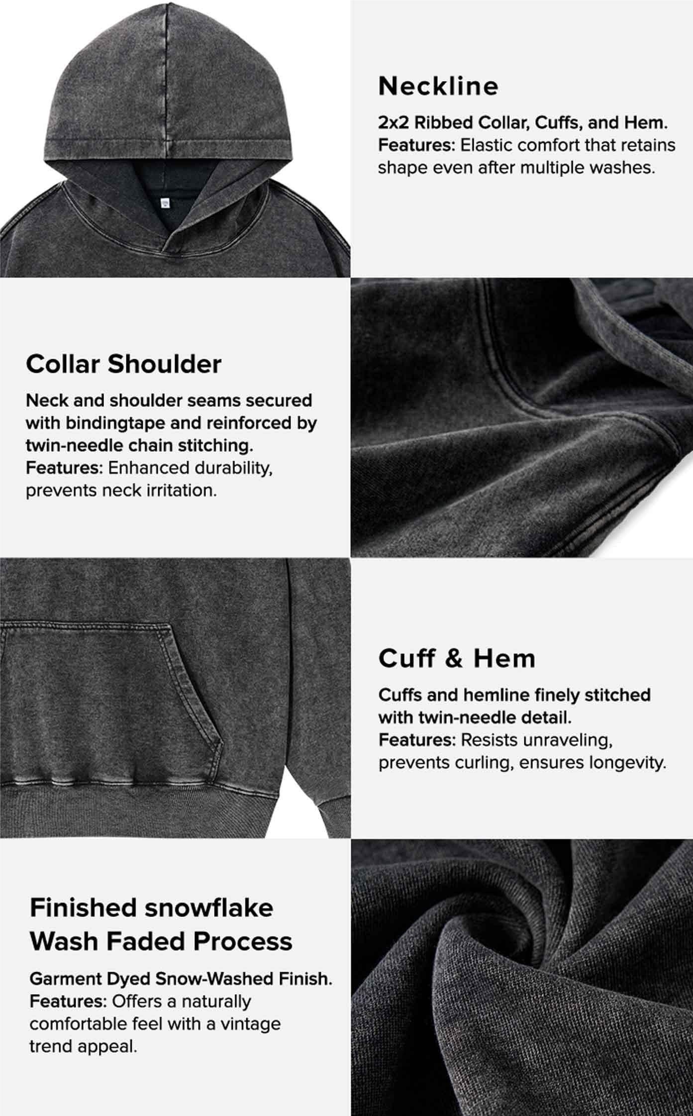 Custom Personalized Text Y2K Washed Hoodie Cherrykitten