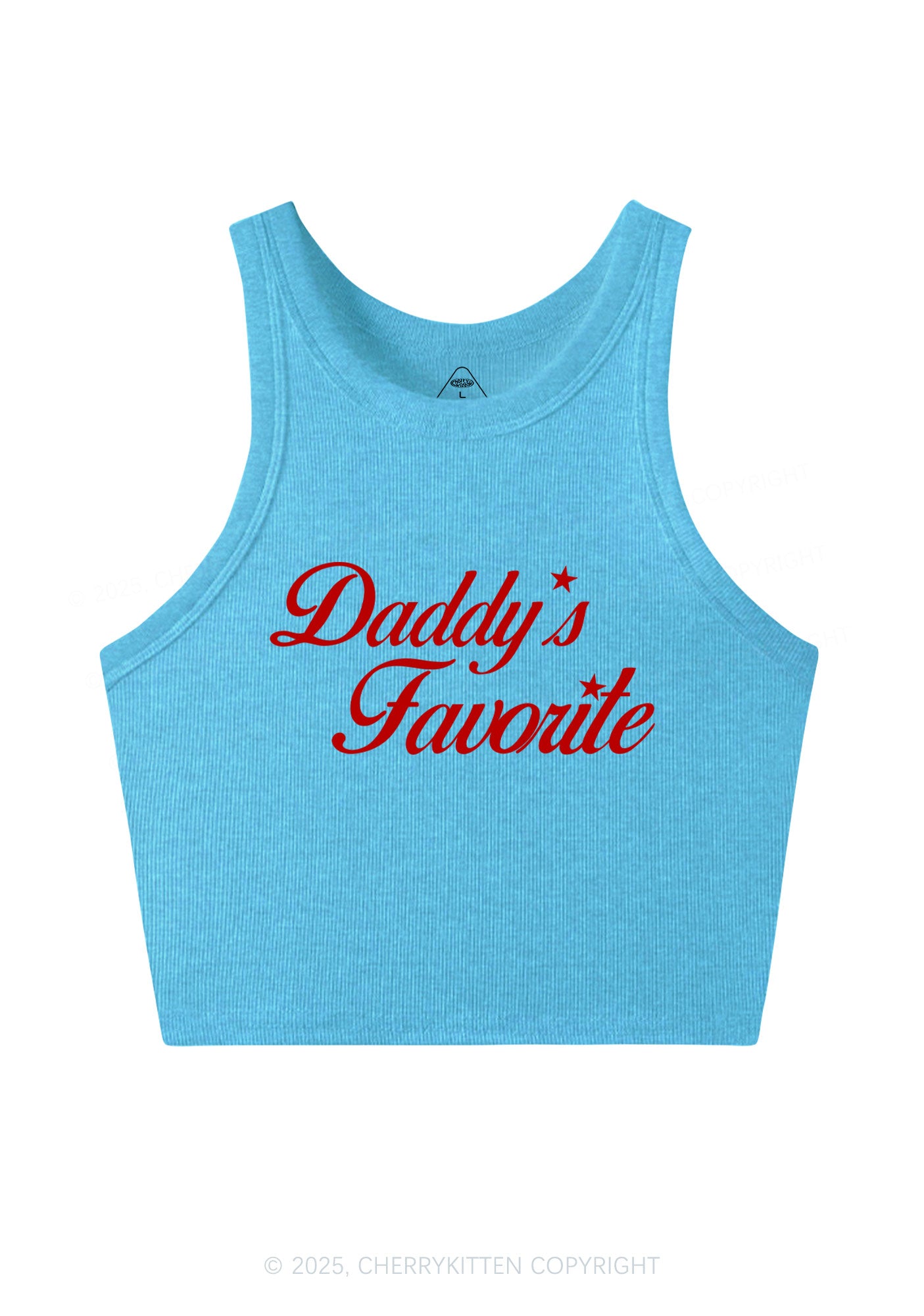 Daddys Favorite Y2K Crop Tank Top Cherrykitten