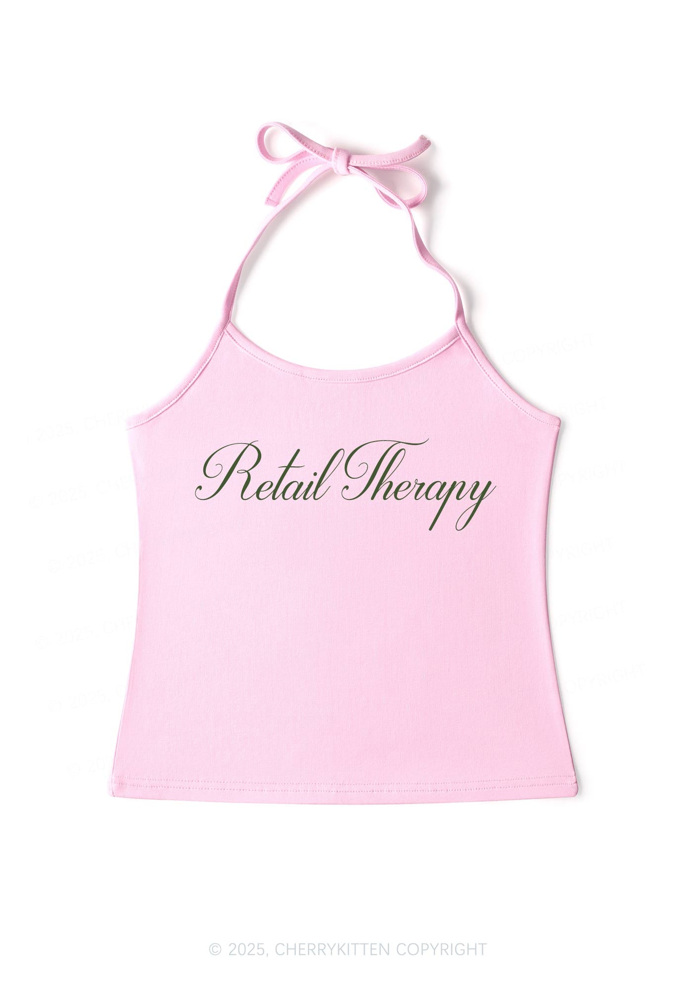 Retail Therapy Y2K Halter Neck Cami Cherrykitten