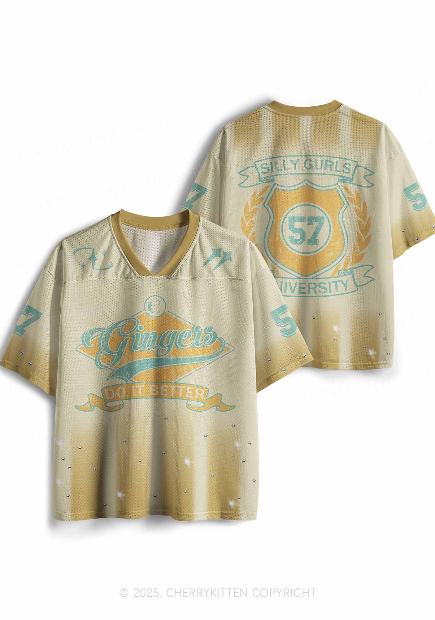 Custom Gingers Do Better Y2K Sport Jersey Shirts Cherrykitten
