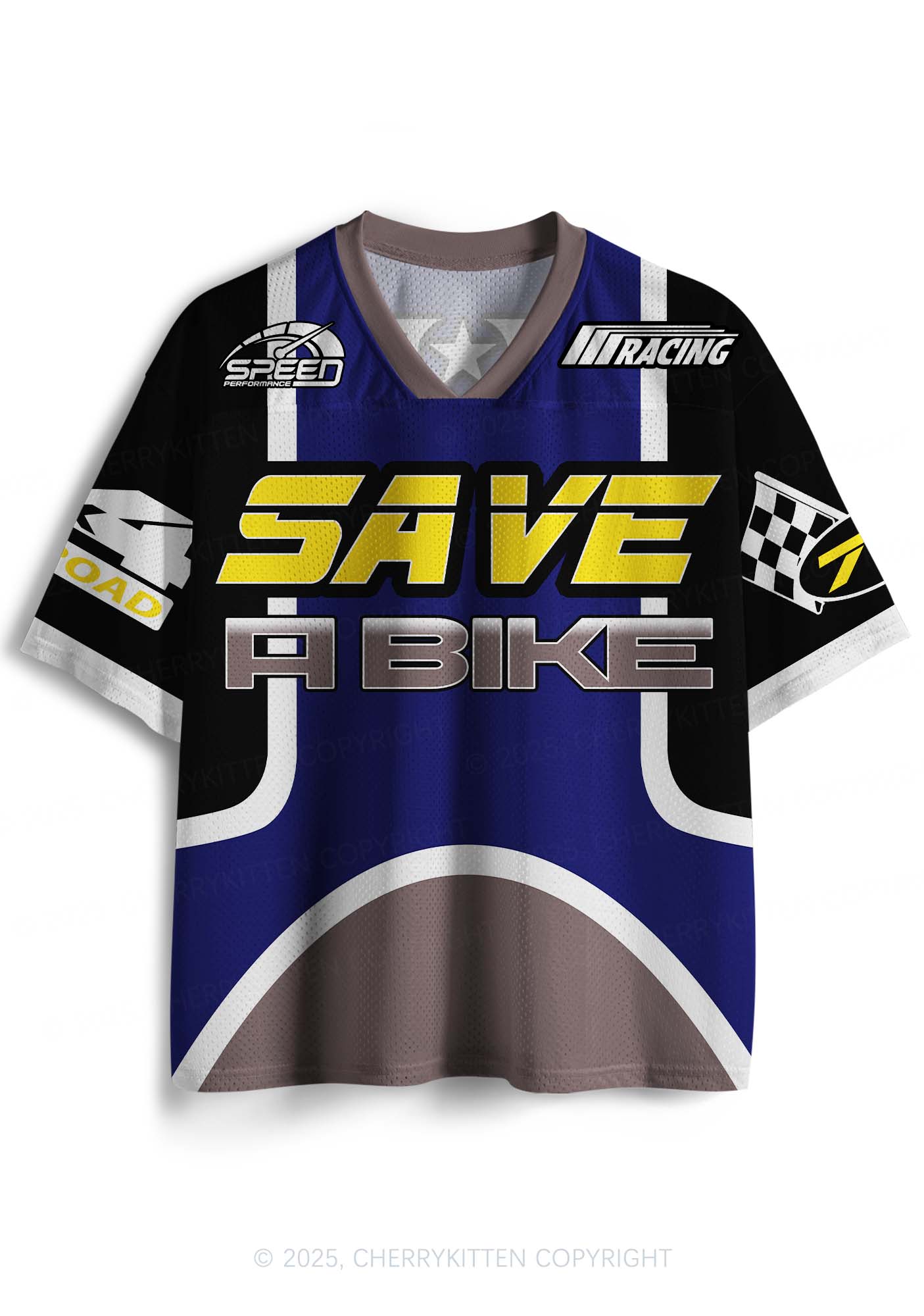 Custom Save A Bike Y2K Sport Jersey Shirts Cherrykitten