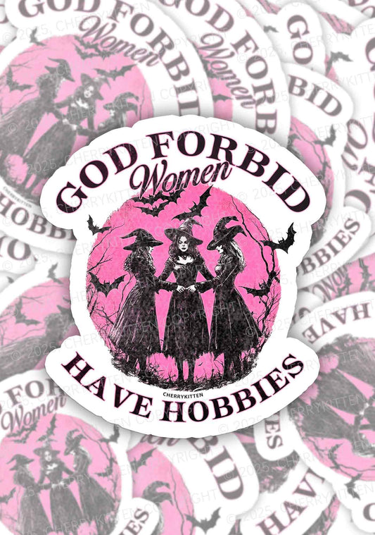 Halloween God Forbid Women Hobbies 1pc Y2K Sticker Cherrykitten