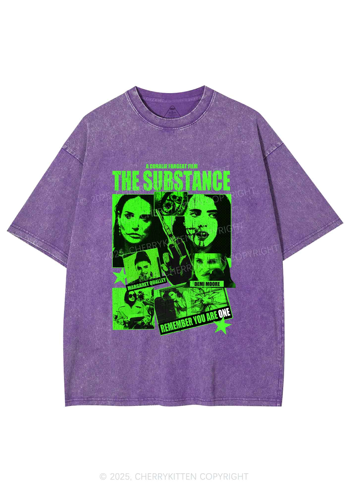 Halloween The Horror Movie Y2K Shirts Washed Tee Cherrykitten