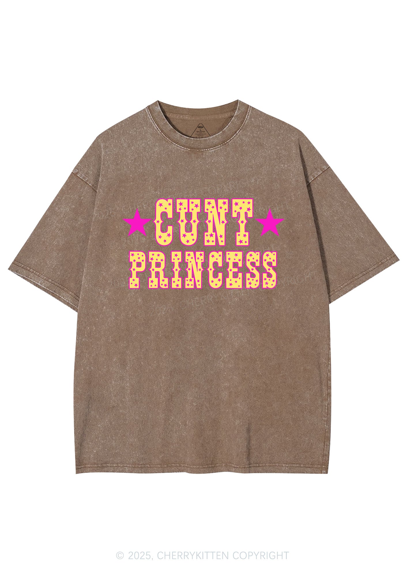 Cxxt Princess Y2K Shirts Washed Tee Cherrykitten