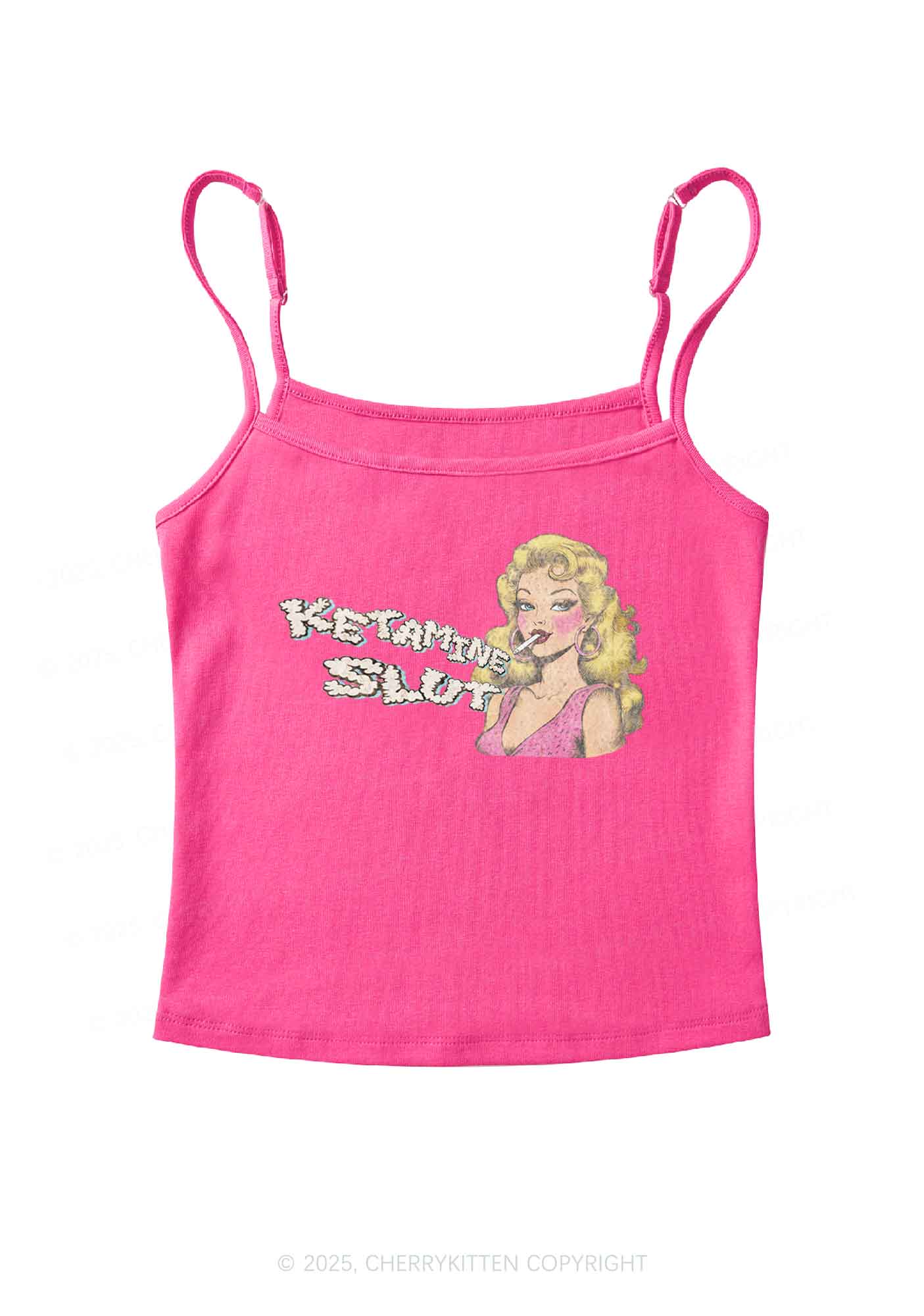K Slxt Y2K Spaghetti Strap Cami Cherrykitten