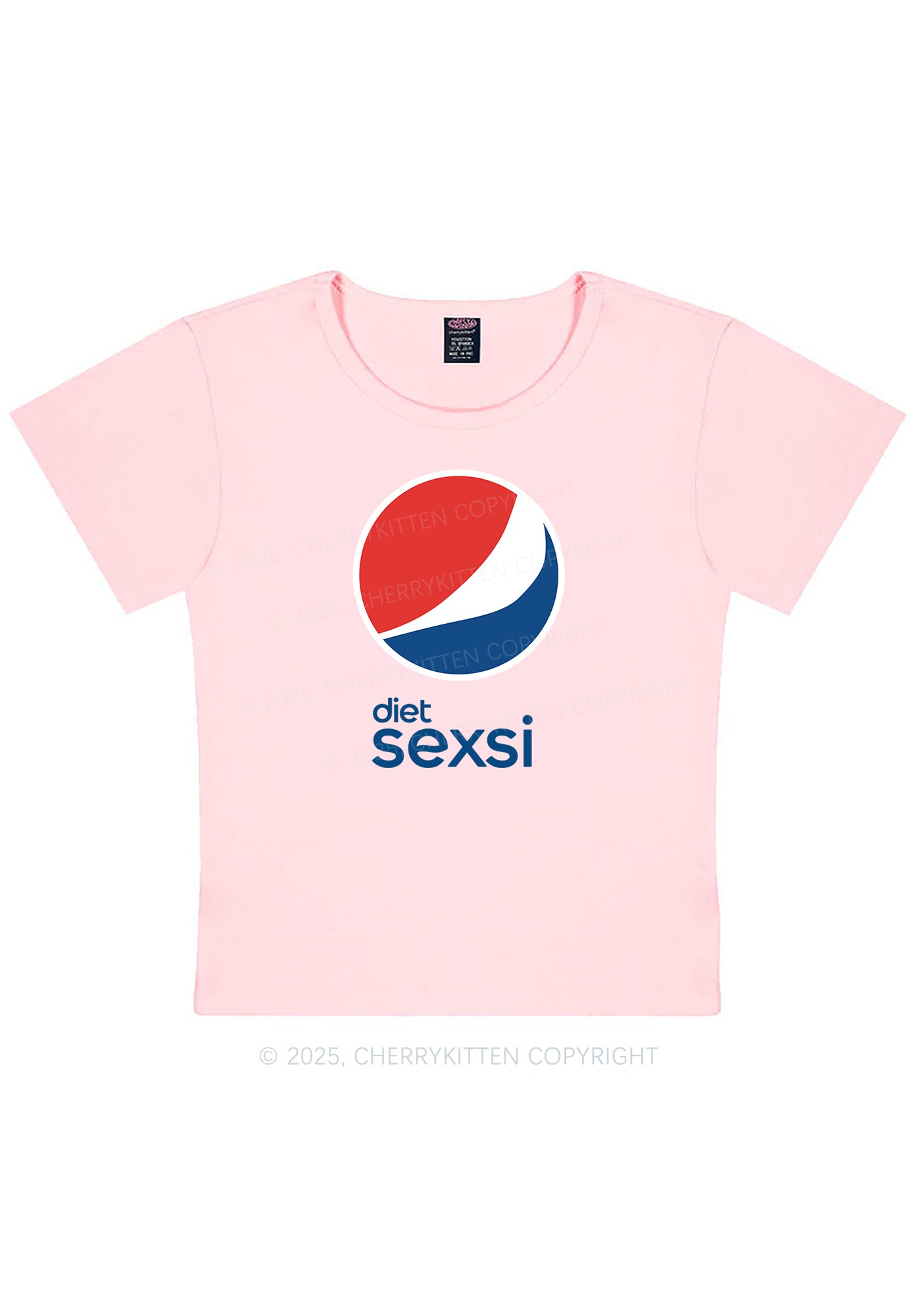 Diet Sexsi Y2K Baby Tee Cherrykitten