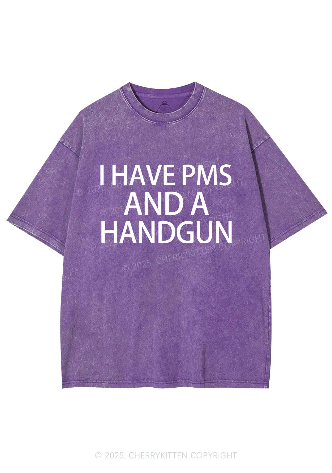I Have Pms Y2K Shirts Washed Tee Cherrykitten