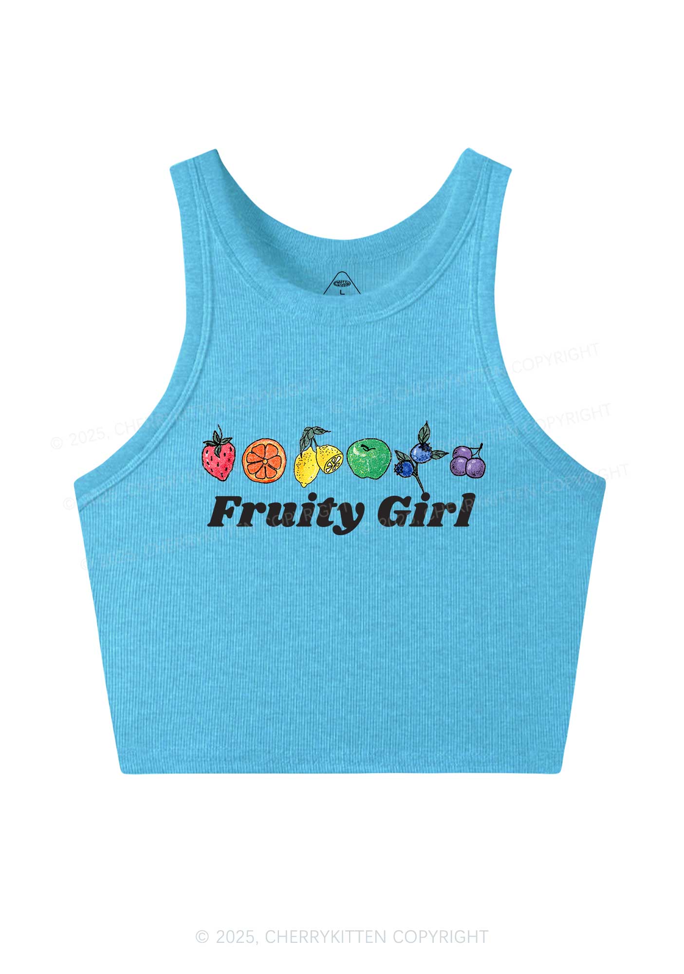Fruity Girl Y2K Crop Tank Top Cherrykitten