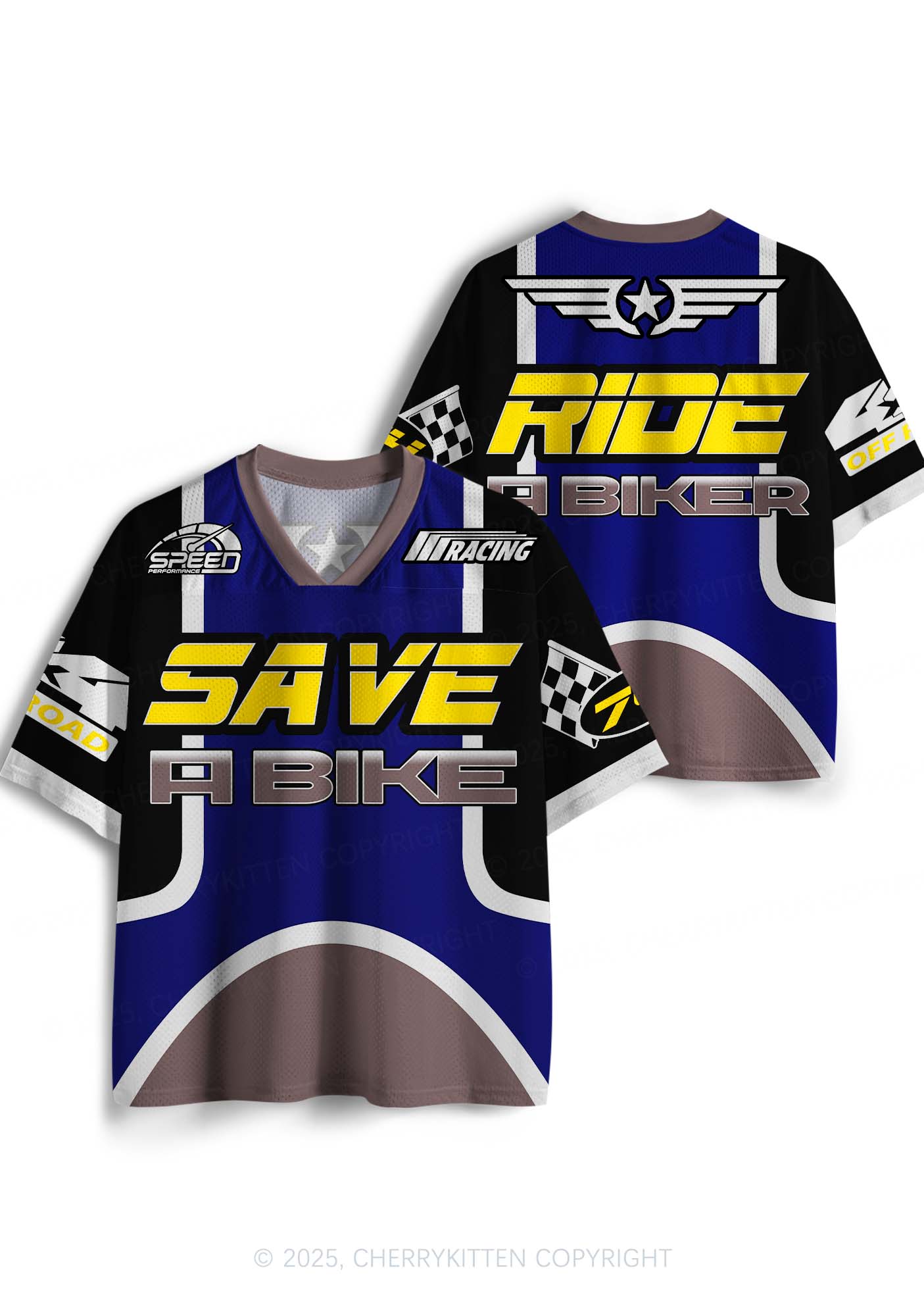 Custom Save A Bike Y2K Sport Jersey Shirts Cherrykitten