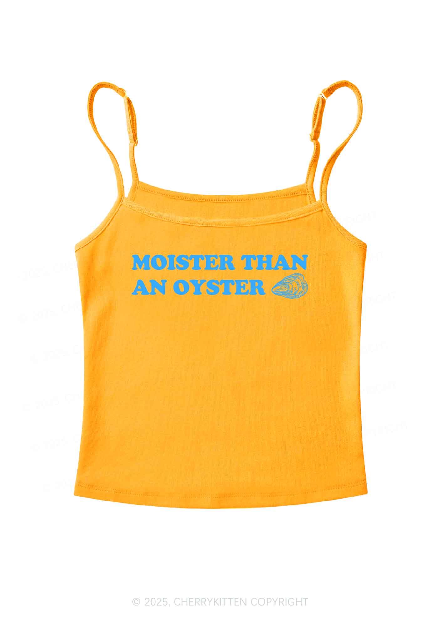 Moister Than An Oyster Y2K Spaghetti Strap Cami Cherrykitten